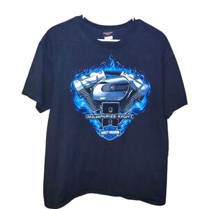 Harley Davidson milwaukee 8 destin florida shirt Mens large